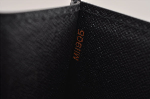 Auth Louis Vuitton Epi Serviette Ambassadeur Briefcase Black M54412 LV 2165J