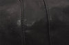 Authentic YVES SAINT LAURENT Cabas Shyc Hand Tote Bag Leather 279079 Black 2166I