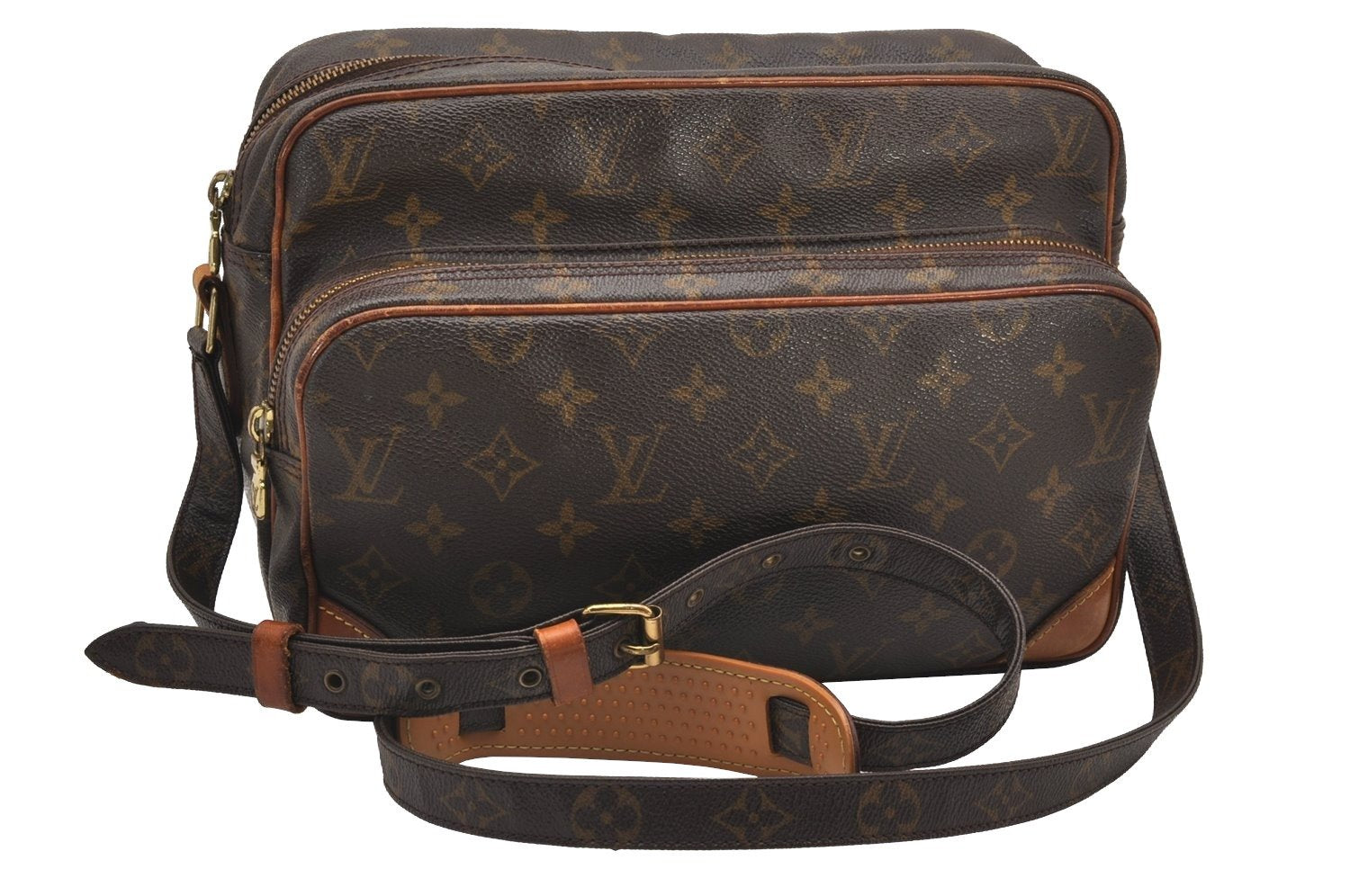 Authentic Louis Vuitton Monogram Nile Shoulder Cross Body Bag M45244 LV 2166J