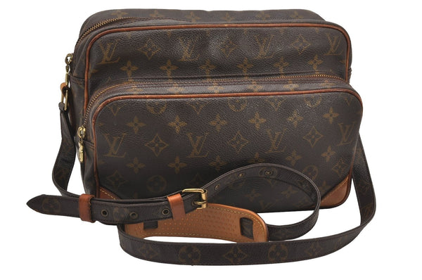 Authentic Louis Vuitton Monogram Nile Shoulder Cross Body Bag M45244 LV 2166J