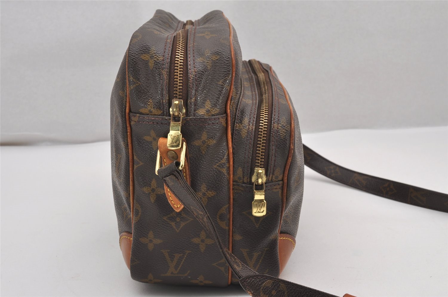 Authentic Louis Vuitton Monogram Nile Shoulder Cross Body Bag M45244 LV 2166J