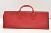 Authentic Louis Vuitton Epi Sac Triangle Hand Bag Red M52097 LV 2167J