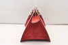 Authentic Louis Vuitton Epi Sac Triangle Hand Bag Red M52097 LV 2167J