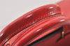 Authentic Louis Vuitton Epi Sac Triangle Hand Bag Red M52097 LV 2167J