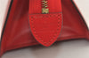 Authentic Louis Vuitton Epi Sac Triangle Hand Bag Red M52097 LV 2167J