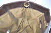 Authentic FENDI Zucca Shoulder Hand Tote Bag Canvas Leather Brown Black 2170I