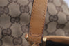 Authentic GUCCI Vintage Shoulder Tote Bag GG Canvas Leather 0021098 Brown 2171J