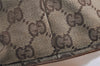 Authentic GUCCI Vintage Shoulder Tote Bag GG Canvas Leather 0021098 Brown 2171J
