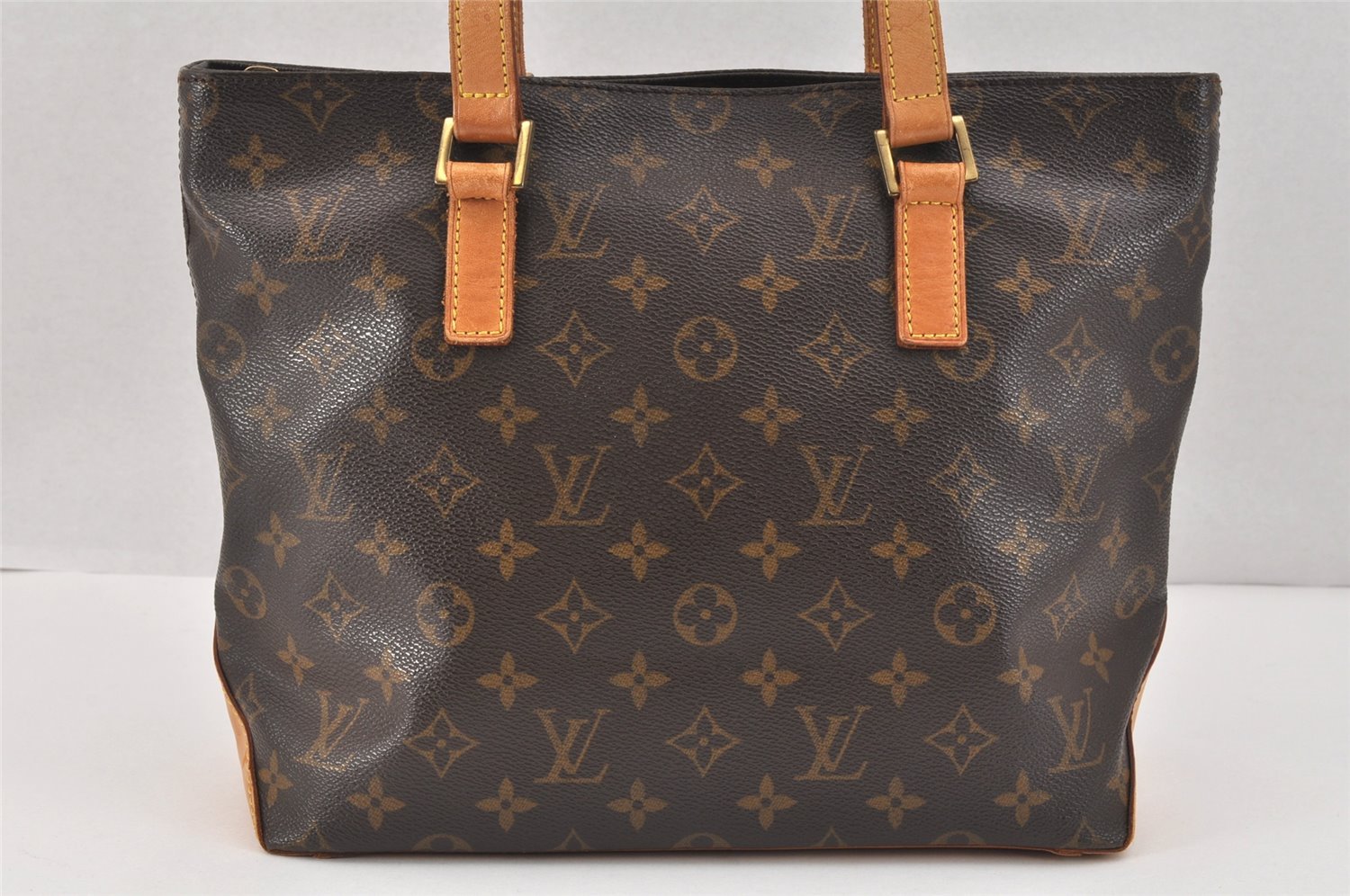 Authentic Louis Vuitton Monogram Cabas Piano Shoulder Tote Bag M51148 LV 2171K