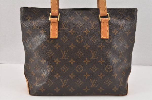 Authentic Louis Vuitton Monogram Cabas Piano Shoulder Tote Bag M51148 LV 2171K