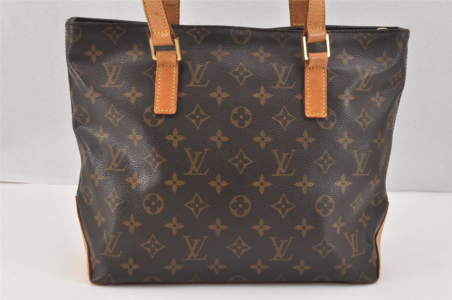 Authentic Louis Vuitton Monogram Cabas Piano Shoulder Tote Bag M51148 LV 2171K