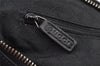 Authentic GUCCI Web Sherry Line Shoulder Bag Canvas Leather 01234 Black 2172I