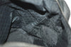 Authentic GUCCI Web Sherry Line Shoulder Bag Canvas Leather 01234 Black 2172I