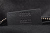 Authentic GUCCI Web Sherry Line Shoulder Bag Canvas Leather 01234 Black 2172I