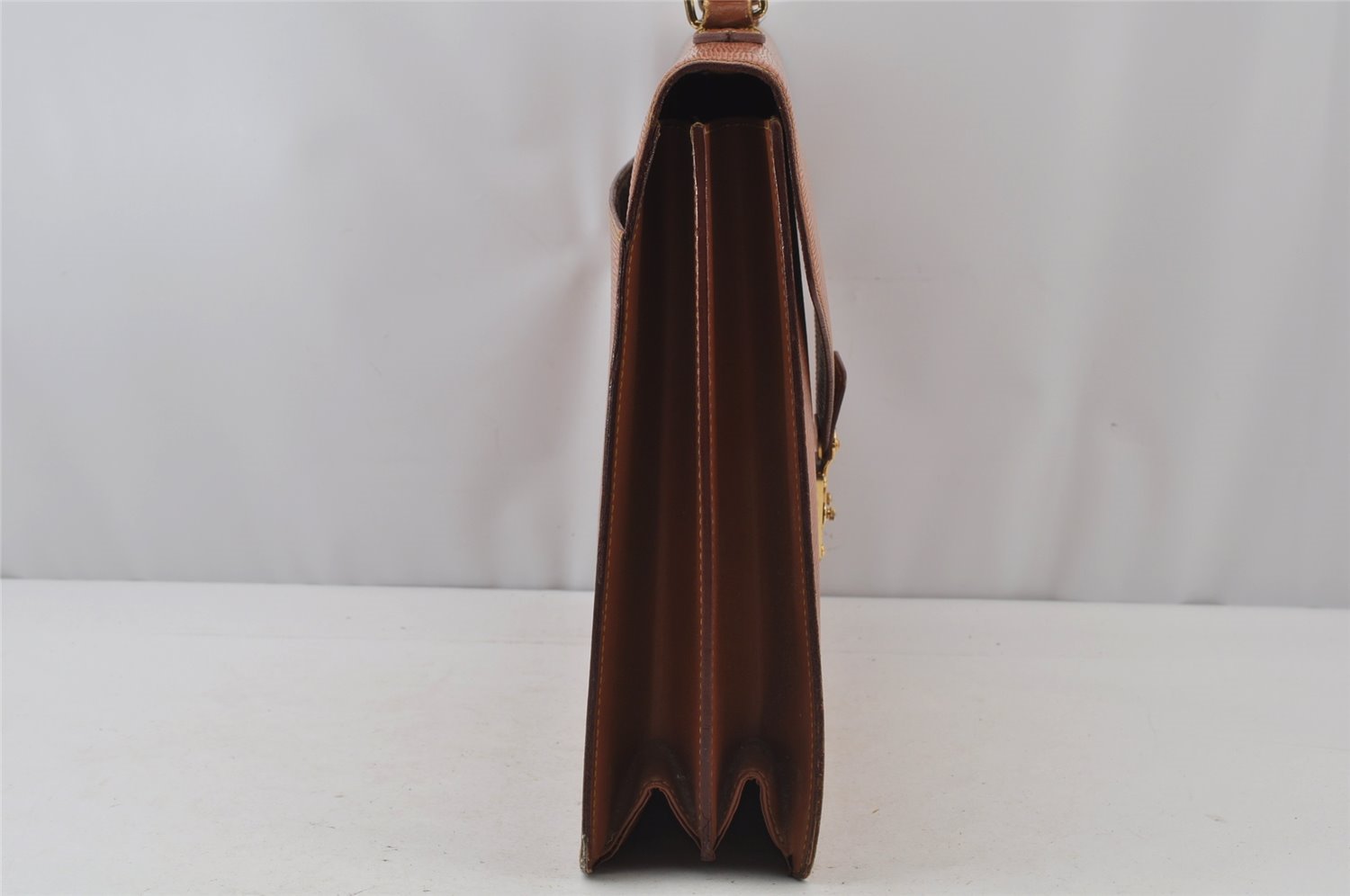 Authentic Louis Vuitton Epi Serviette Conseiller Briefcase Brown M54428 LV 2172J