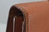 Authentic Louis Vuitton Epi Serviette Conseiller Briefcase Brown M54428 LV 2172J
