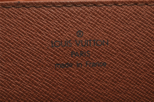 Authentic Louis Vuitton Epi Serviette Conseiller Briefcase Brown M54428 LV 2172J