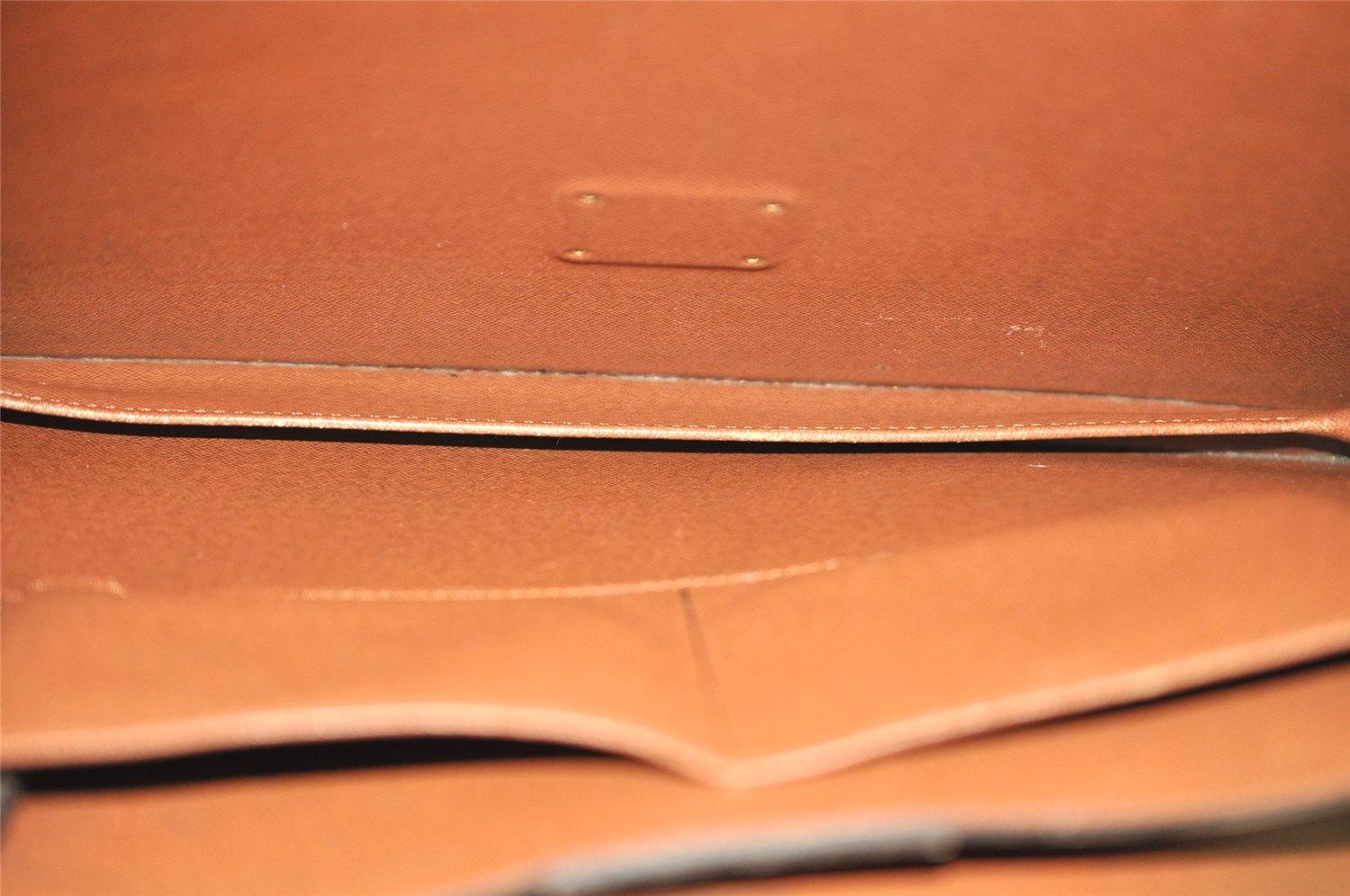 Authentic Louis Vuitton Epi Serviette Conseiller Briefcase Brown M54428 LV 2172J