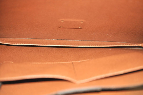 Authentic Louis Vuitton Epi Serviette Conseiller Briefcase Brown M54428 LV 2172J