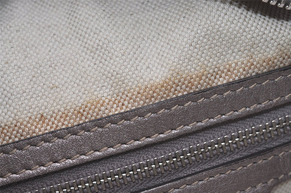 Authentic GUCCI Guccissima Twins GG Leather Shoulder Bag 232962 Purple 2173I