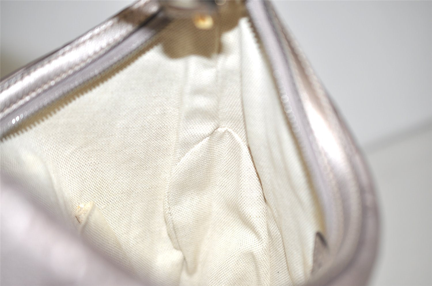 Authentic GUCCI Guccissima Twins GG Leather Shoulder Bag 232962 Purple 2173I