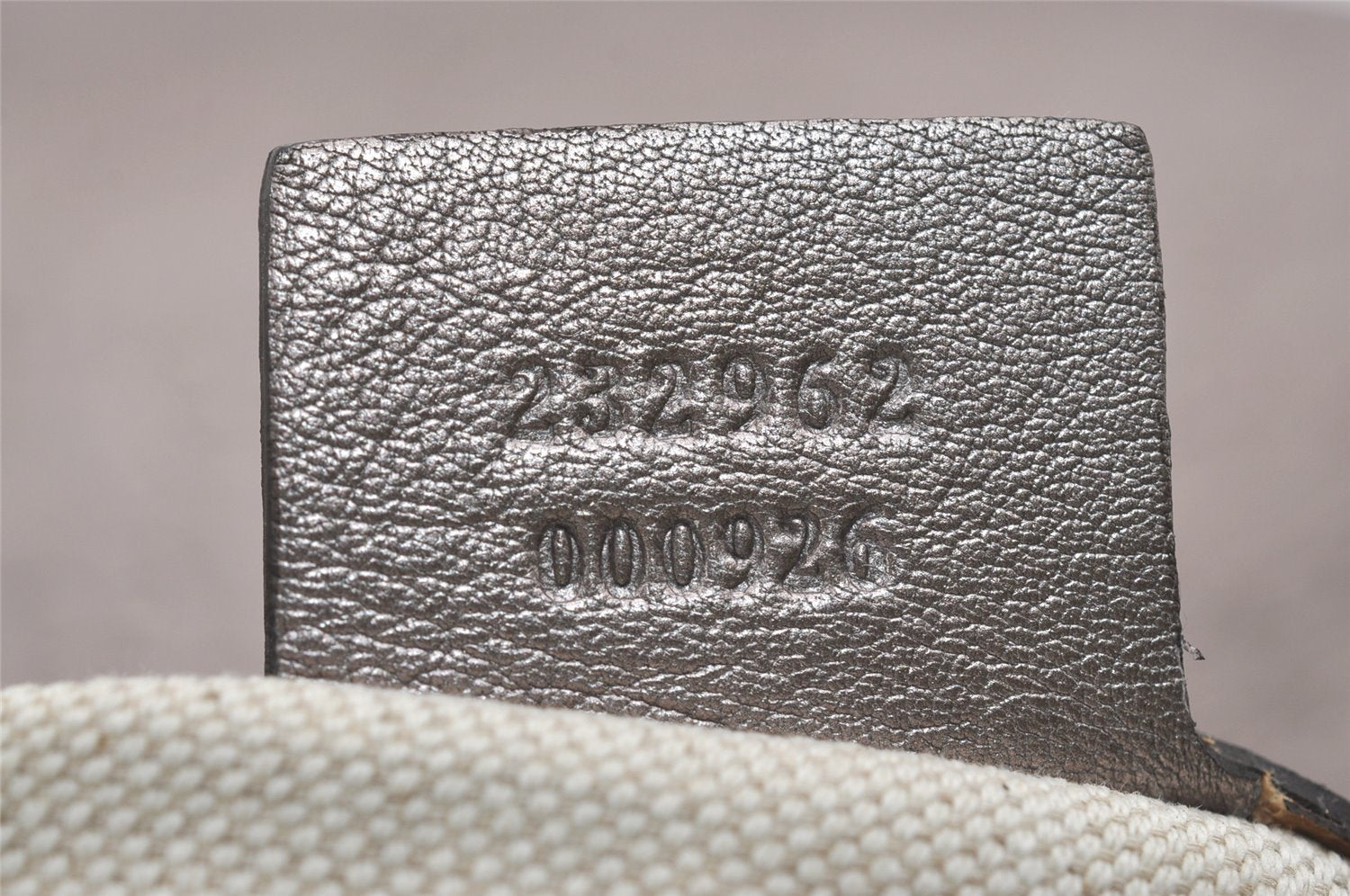 Authentic GUCCI Guccissima Twins GG Leather Shoulder Bag 232962 Purple 2173I