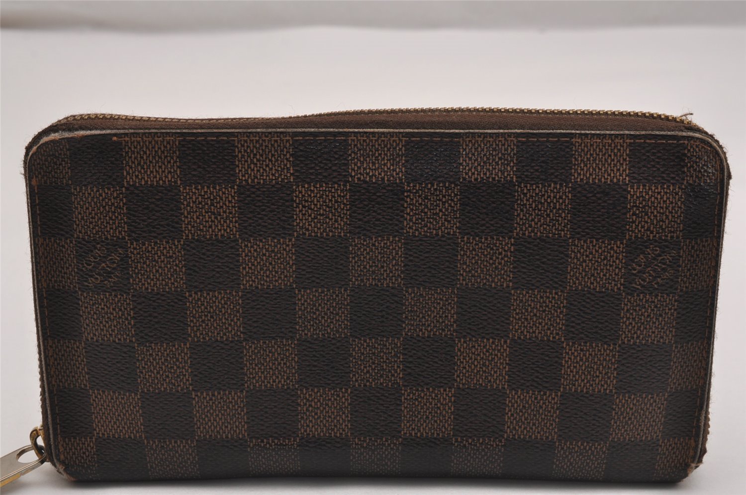 Authentic Louis Vuitton Damier Zippy Organizer Long Wallet Purse N60003 LV 2173J