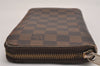 Authentic Louis Vuitton Damier Zippy Organizer Long Wallet Purse N60003 LV 2173J