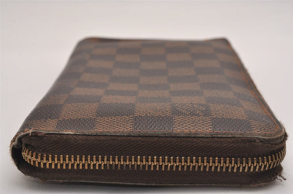 Authentic Louis Vuitton Damier Zippy Organizer Long Wallet Purse N60003 LV 2173J