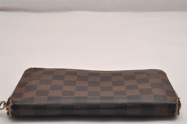 Authentic Louis Vuitton Damier Zippy Organizer Long Wallet Purse N60003 LV 2173J