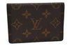 Authentic Louis Vuitton Monogram Porte 2 Cartes Vertical M60533 Pass Case 2174J