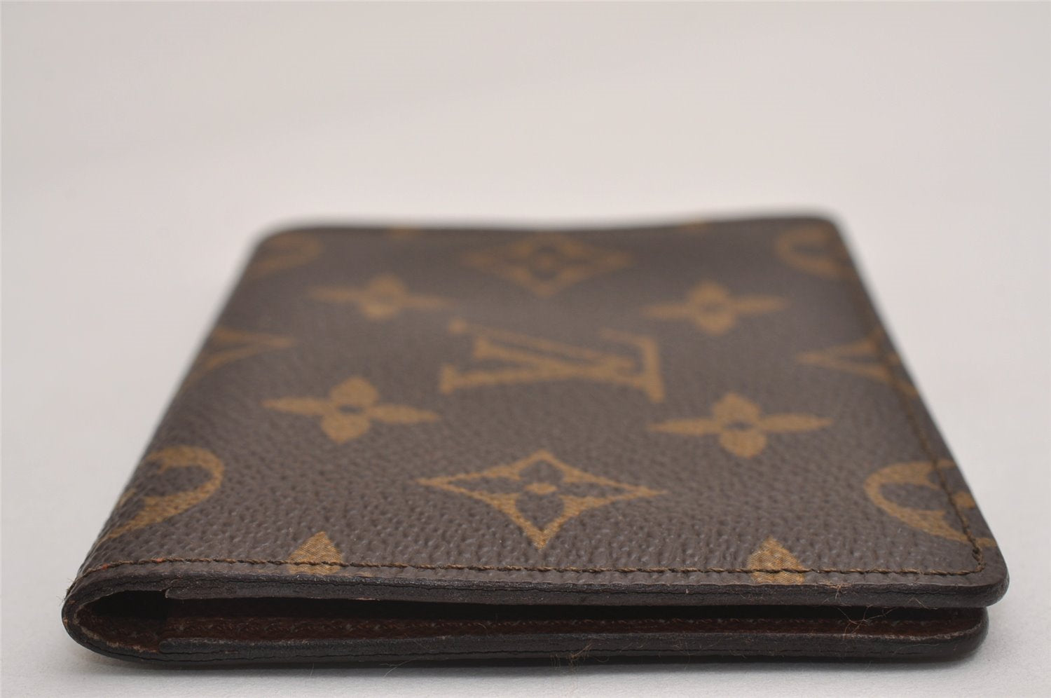 Authentic Louis Vuitton Monogram Porte 2 Cartes Vertical M60533 Pass Case 2174J