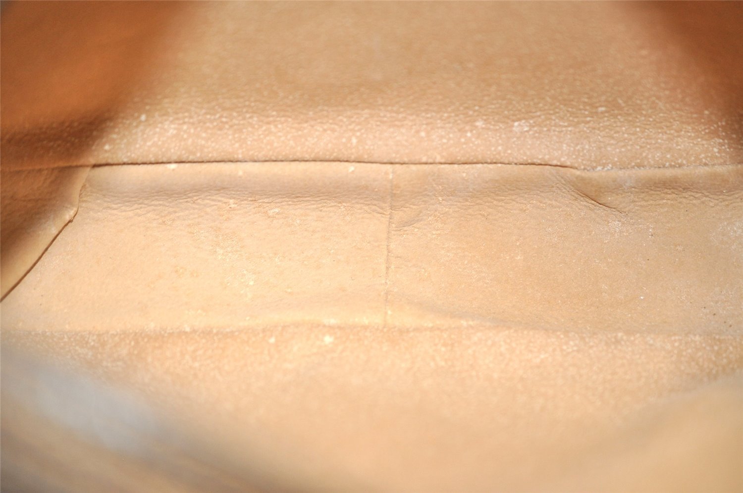 Authentic GUCCI Vintage Clutch Hand Bag Purse GG PVC Leather Brown 2175I