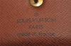 Authentic Louis Vuitton Monogram Porte Tresor Etui Papier Wallet M61202 LV 2175J