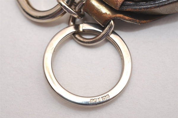 Authentic GUCCI Ribbon Gucciori Poodle Dog Bag Charm GG PVC Fur Brown 2177J