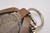 Authentic GUCCI Ribbon Gucciori Poodle Dog Bag Charm GG PVC Fur Brown 2177J