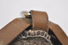 Authentic GUCCI Ribbon Gucciori Poodle Dog Bag Charm GG PVC Fur Brown 2177J
