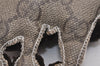 Authentic GUCCI Ribbon Gucciori Poodle Dog Bag Charm GG PVC Fur Brown 2177J