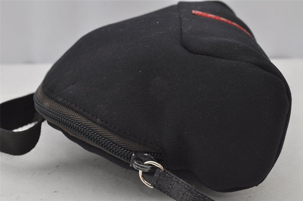Authentic PRADA Sports Vintage Polyester Hand Bag Pouch Purse Black 2179J