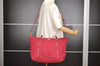 Authentic PRADA Nylon Tessuto Leather 2Way Shoulder Tote Hand Bag Pink 2181I