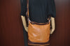 Authentic SOMES SADDLE Vintage Leather 2Way Shoulder Hand Bag Brown 2181J