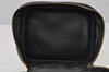 Authentic CHANEL Caviar Skin Vanity Cosmetic Hand Bag Purse Black CC 2182J