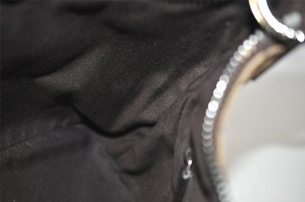 Authentic GUCCI Shoulder Hand Bag Purse GG Canvas Leather 115002 Brown 2186I