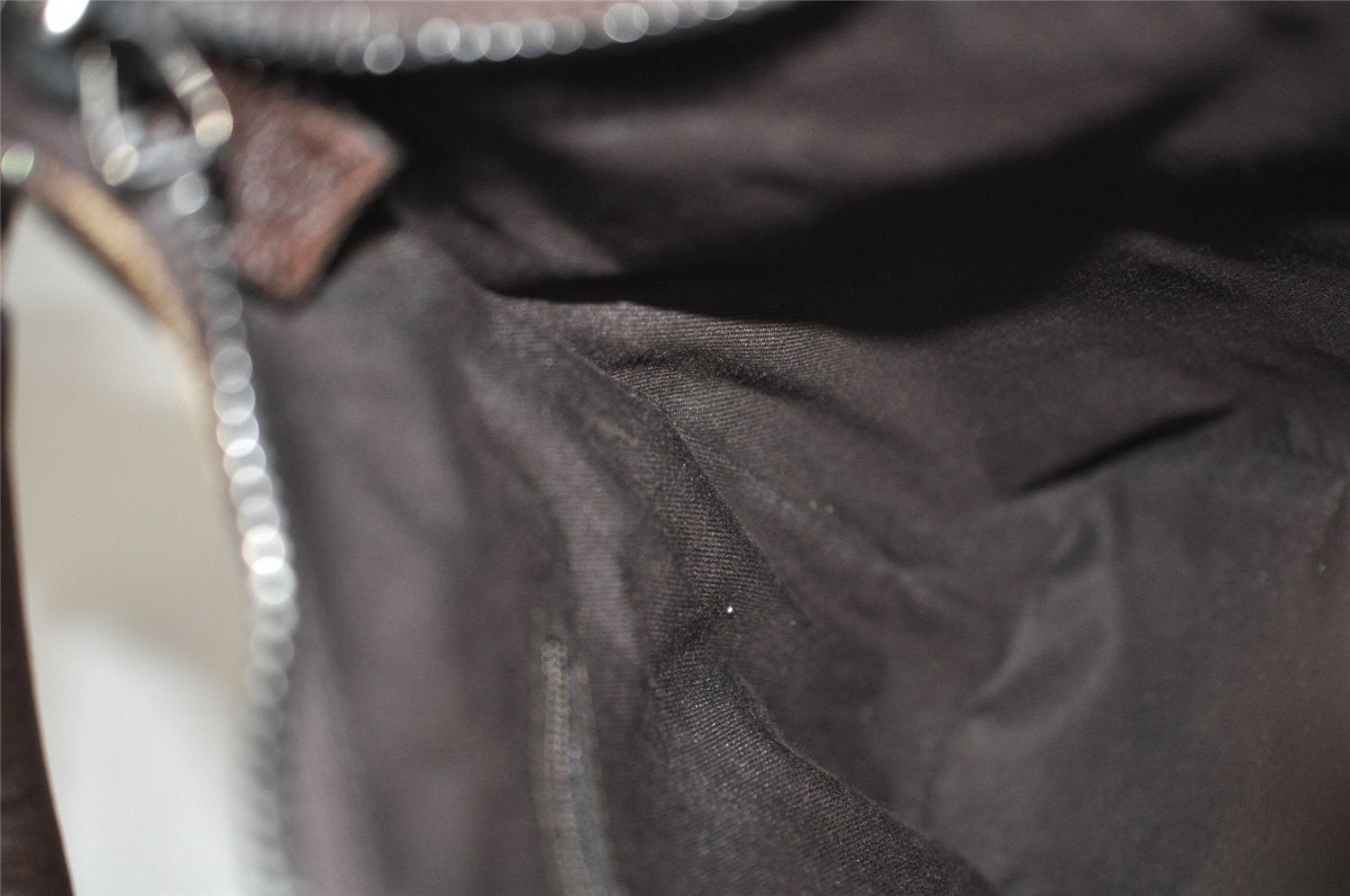 Authentic GUCCI Shoulder Hand Bag Purse GG Canvas Leather 115002 Brown 2186I