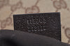 Authentic GUCCI Shoulder Hand Bag Purse GG Canvas Leather 115002 Brown 2186I
