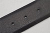 Authentic GUCCI Interlocking G Belt Leather 30.5-32.5" 132203 Black 2186J