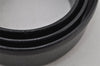 Authentic GUCCI Interlocking G Belt Leather 30.5-32.5" 132203 Black 2186J