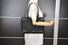 Authentic PRADA Vintage Nylon Tessuto Leather Shoulder Hand Bag Black 2187I