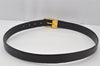 Authentic Louis Vuitton Epi Ceinture Classic Belt 85cm 33.5" M6832 Black 2187J