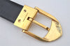 Authentic Louis Vuitton Epi Ceinture Classic Belt 85cm 33.5" M6832 Black 2187J